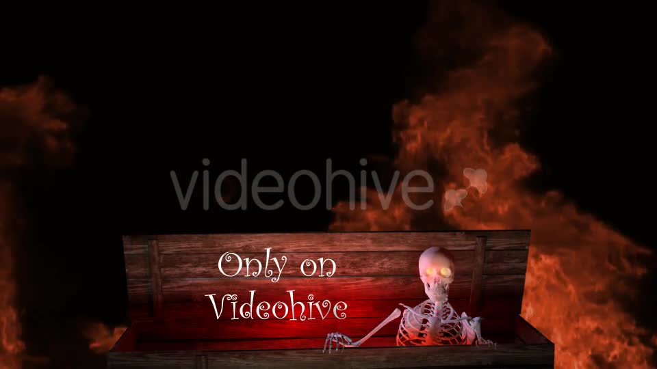 Scary Skeketon In The Coffin Lower Thirds Videohive 20759133 Motion Graphics Image 1