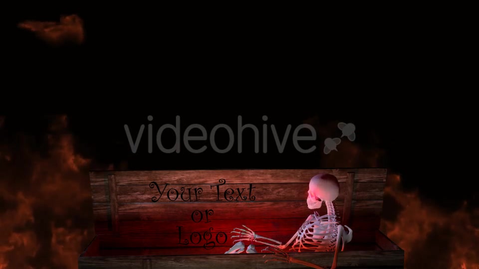 Scary Skeketon In The Coffin Lower Thirds Videohive 20759133 Motion Graphics Image 3