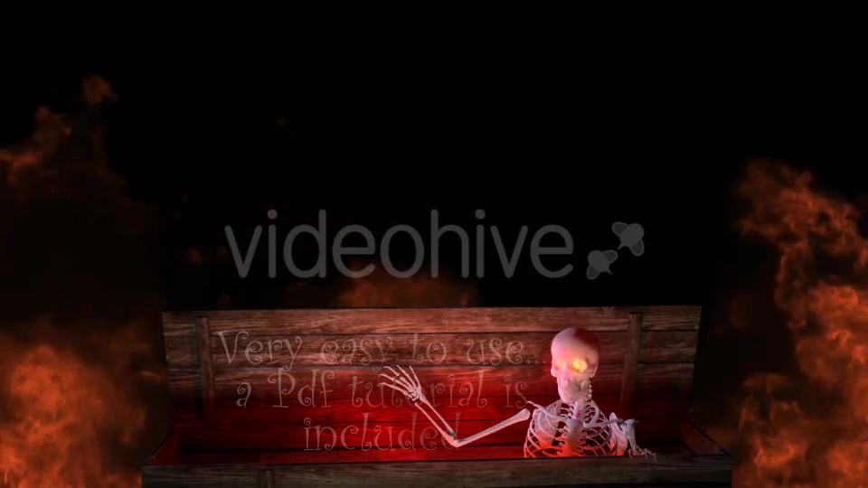 Scary Skeketon In The Coffin Lower Thirds Videohive 20759133 Motion Graphics Image 6