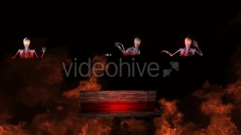 Scary Skeketon In The Coffin Lower Thirds Videohive 20759133 Motion Graphics Image 7