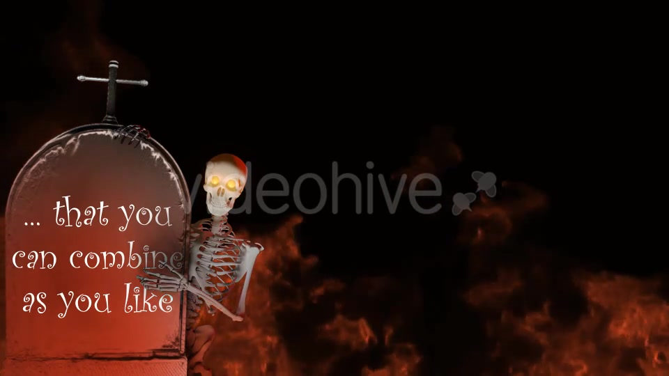 Scary Skeleton Lower Thirds Videohive 20742166 Motion Graphics Image 5