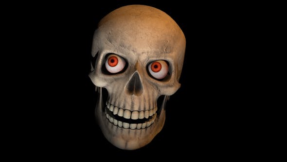 Scary Skull Transition - Videohive Download 18187993