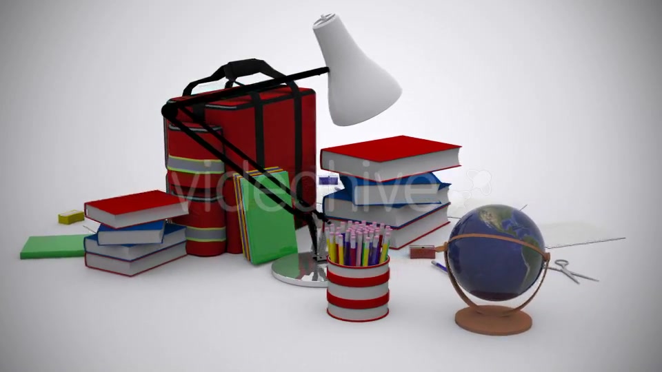 School Equipment Background Videohive 11856277 Motion Graphics Image 6