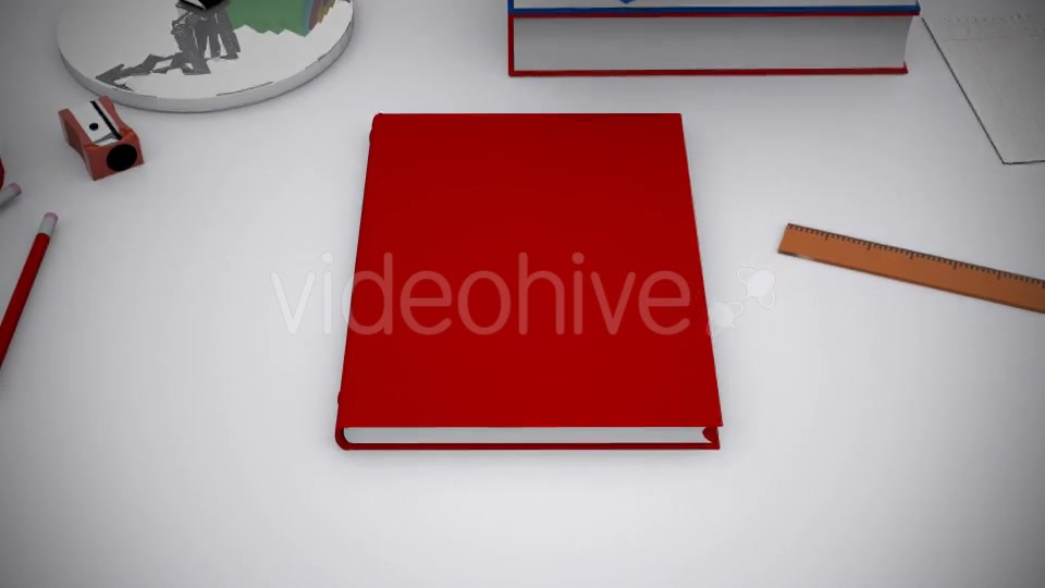 School Equipment Book Open Videohive 13443504 Motion Graphics Image 5