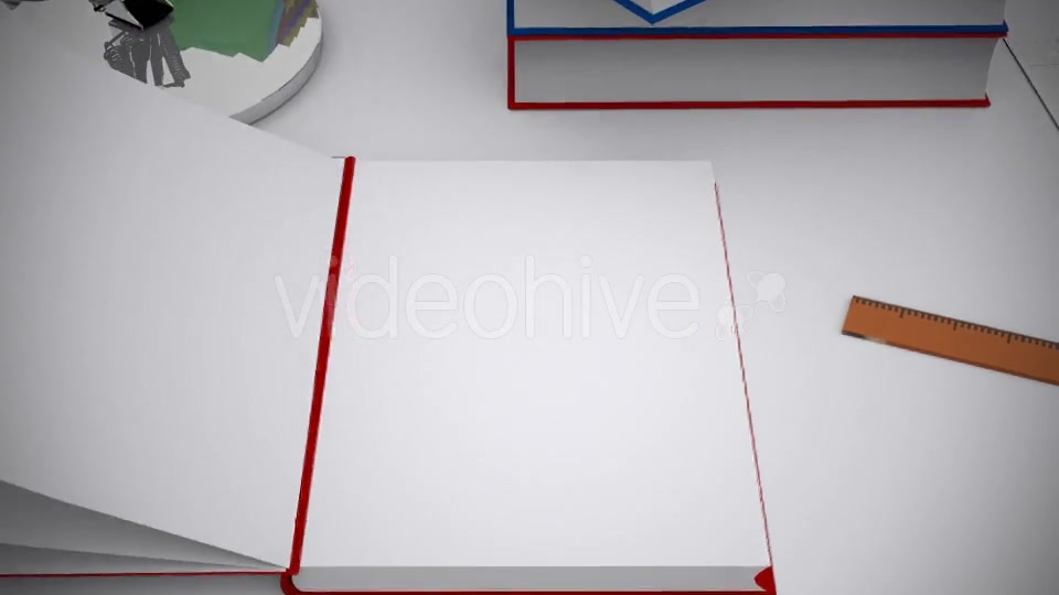 School Equipment Book Open Videohive 13443504 Motion Graphics Image 9