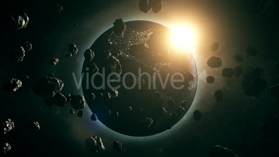 Sci Fi Planet and Asteroids Videohive 19853375 Motion Graphics Image 4