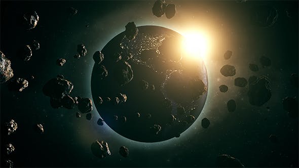 Sci Fi Planet and Asteroids - Videohive 19853375 Download