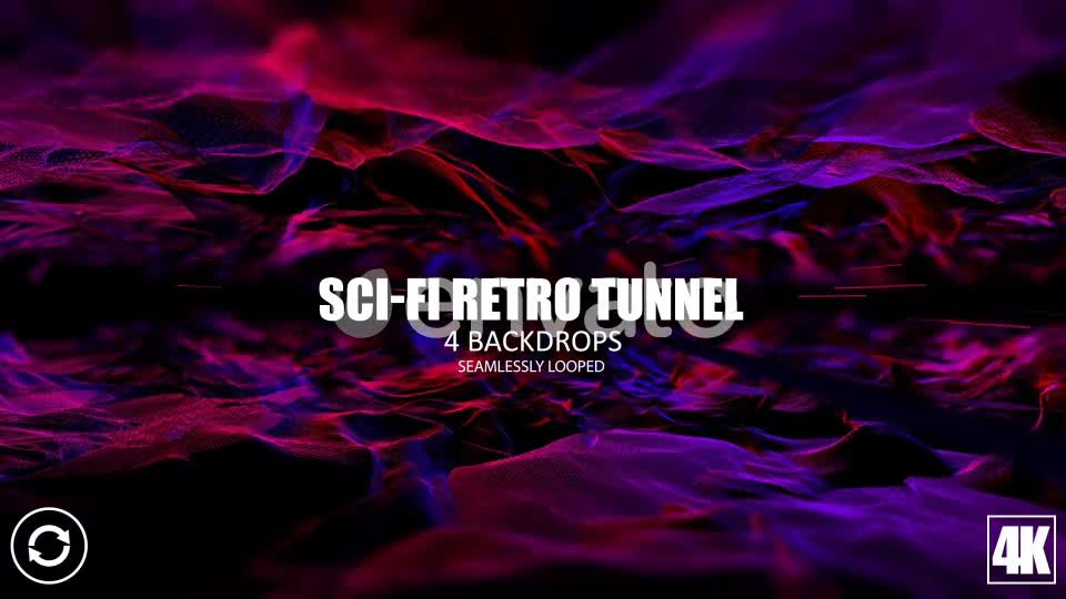 Sci Fi Retro Tunnel Videohive 23435877 Motion Graphics Image 1