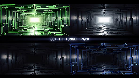 Sci Fi Tunnel Pack - 19813013 Videohive Download