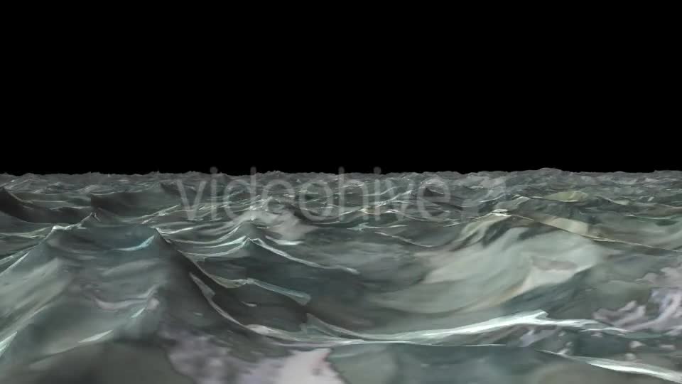 Sea Water Day Time Waving Loop Videohive 18152344 Motion Graphics Image 1