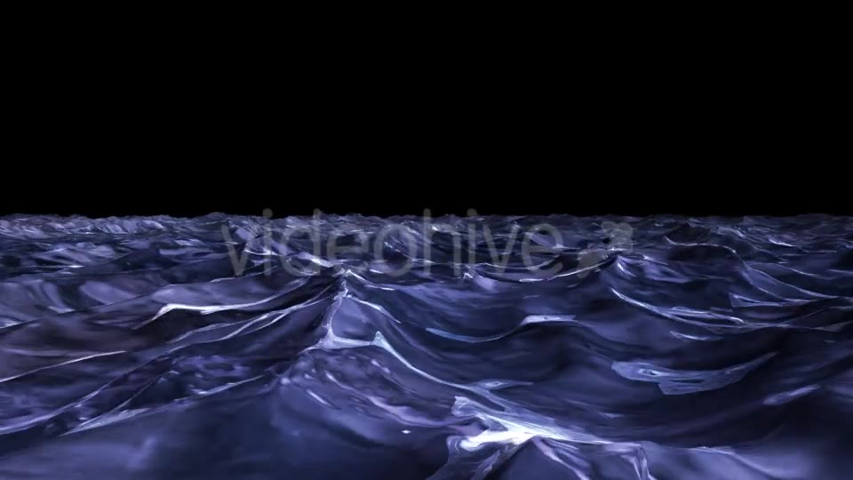 Sea Water Night Time Waving Loop Videohive 18152413 Motion Graphics Image 2