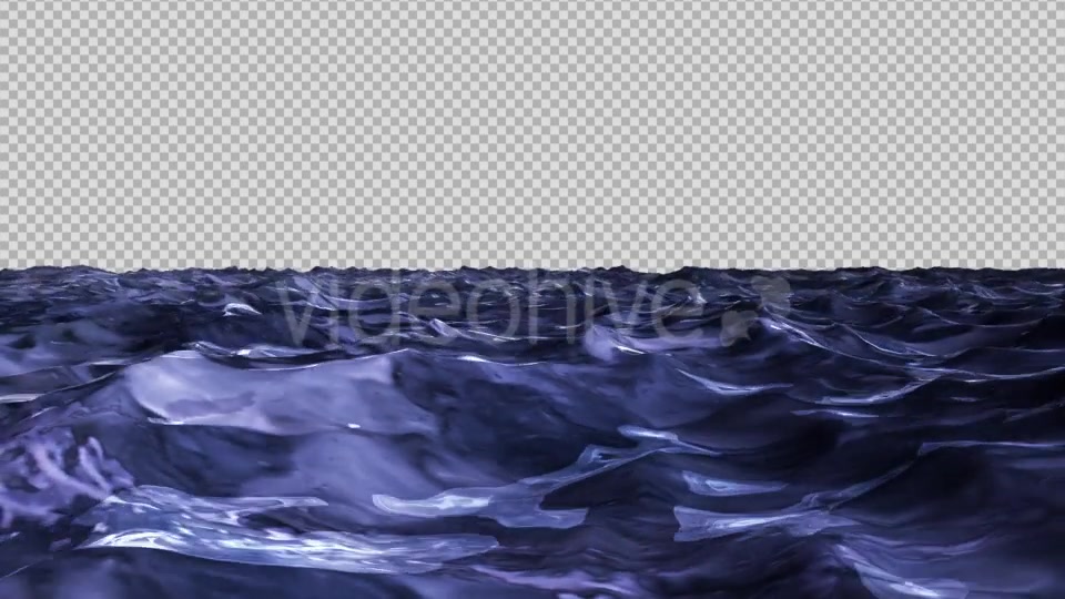 Sea Water Night Time Waving Loop Videohive 18152413 Motion Graphics Image 5