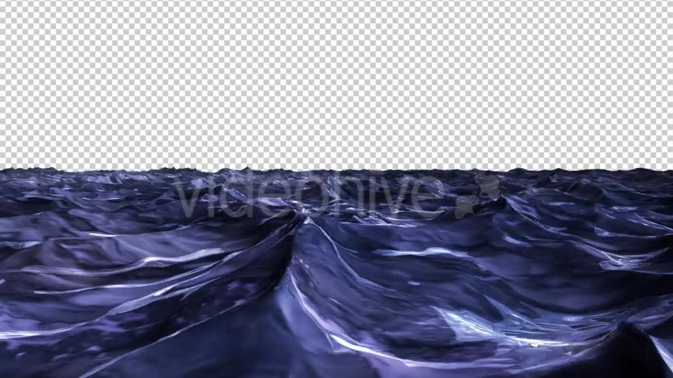Sea Water Night Time Waving Loop Videohive 18152413 Motion Graphics Image 7