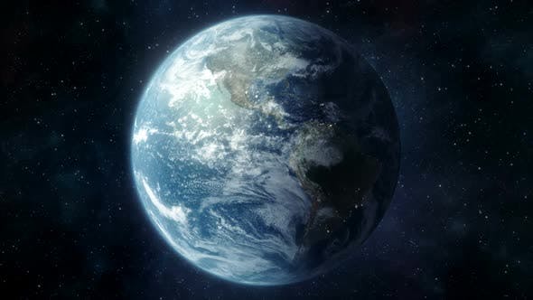 Seamlessly Looped Earth Rotation - Download 21385356 Videohive