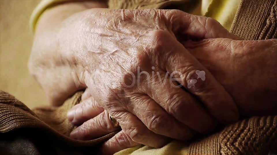 Senior Old Woman Hand With Wrinkle Skin  Videohive 7847042 Stock Footage Image 1