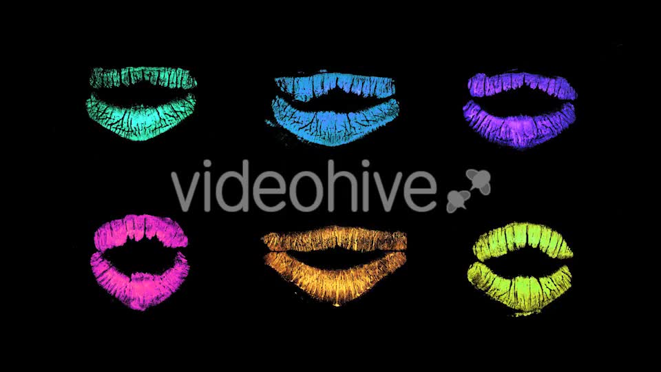 Sexy Lips Mouth Pucker Kiss 19 Videohive 10731973 Motion Graphics Image 1