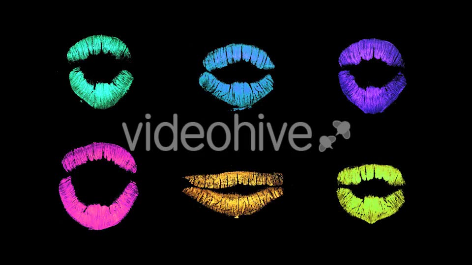 Sexy Lips Mouth Pucker Kiss 19 Videohive 10731973 Motion Graphics Image 2