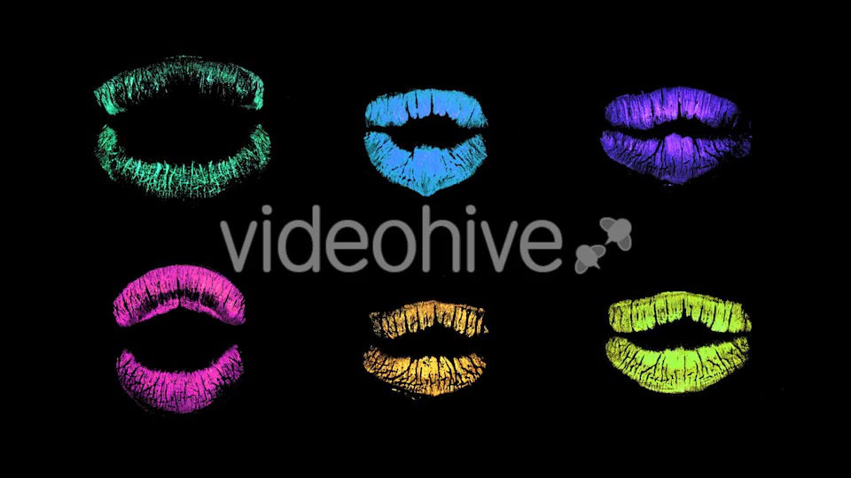 Sexy Lips Mouth Pucker Kiss 19 Videohive 10731973 Motion Graphics Image 3