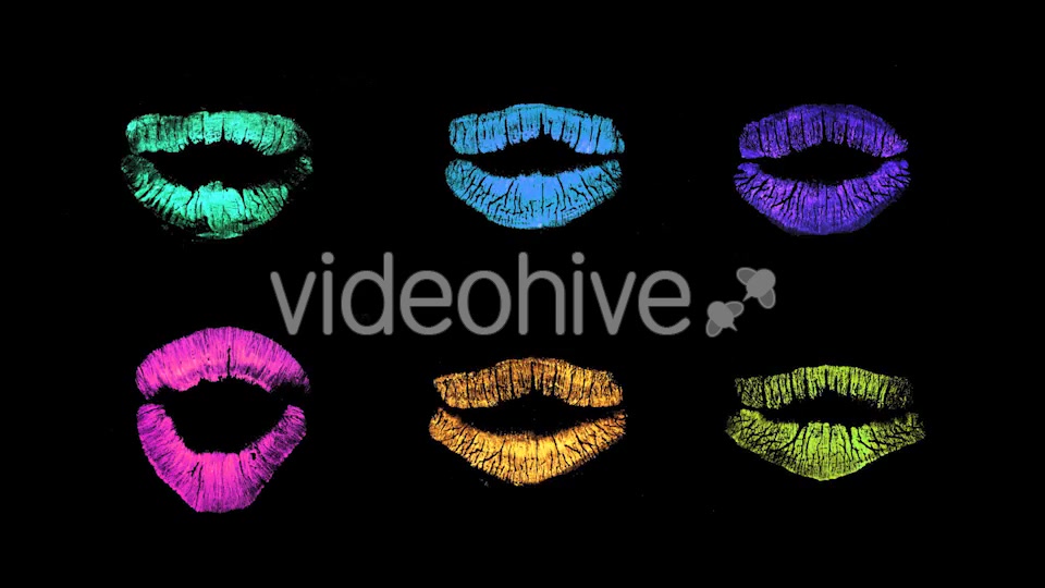 Sexy Lips Mouth Pucker Kiss 19 Videohive 10731973 Motion Graphics Image 4