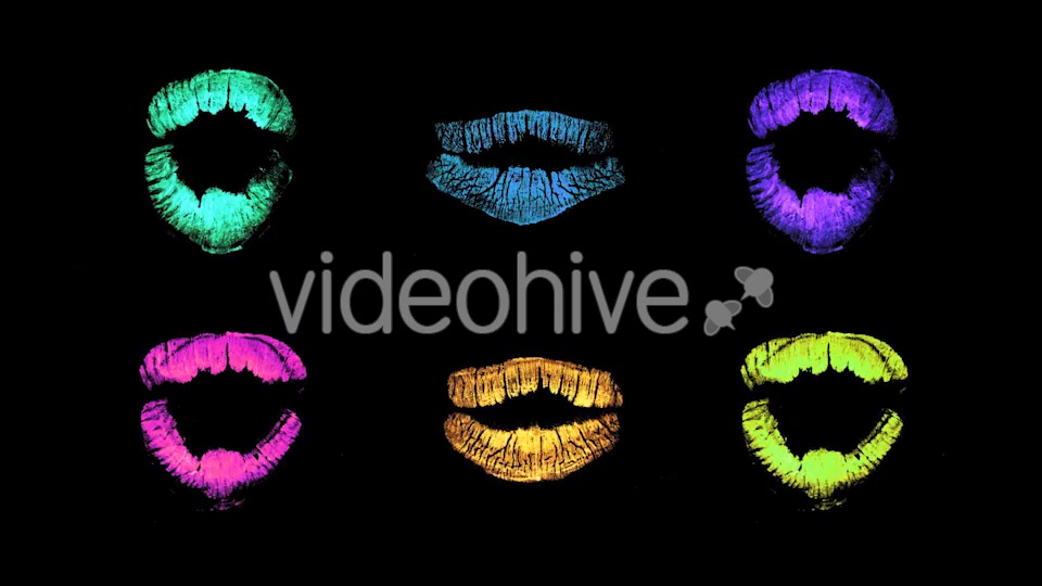 Sexy Lips Mouth Pucker Kiss 19 Videohive 10731973 Motion Graphics Image 5