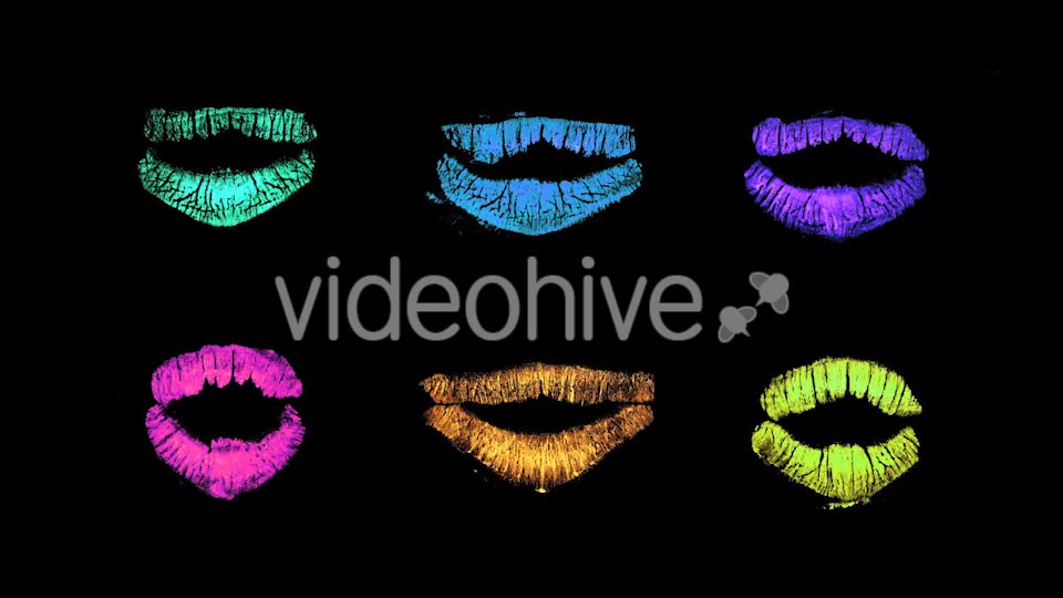 Sexy Lips Mouth Pucker Kiss 19 Videohive 10731973 Motion Graphics Image 7