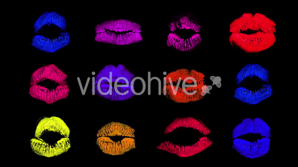 Sexy Lips Mouth Pucker Kiss 6 Videohive 10230443 Motion Graphics Image 4