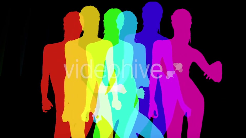 Sexy Model Shadow Dancer Colorful 1 Videohive 10230589 Motion Graphics Image 10