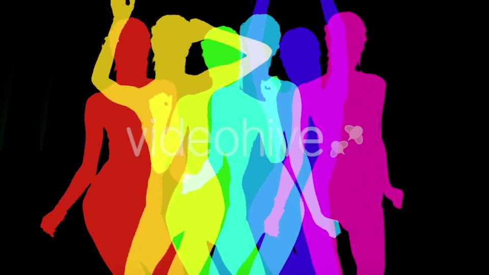 Sexy Model Shadow Dancer Colorful 1 Videohive 10230589 Motion Graphics Image 2