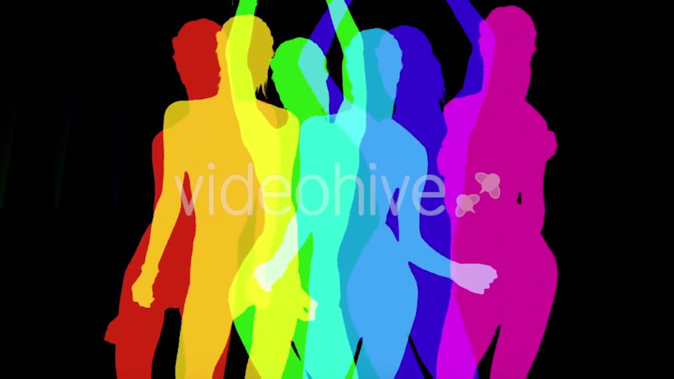 Sexy Model Shadow Dancer Colorful 1 Videohive 10230589 Motion Graphics Image 3