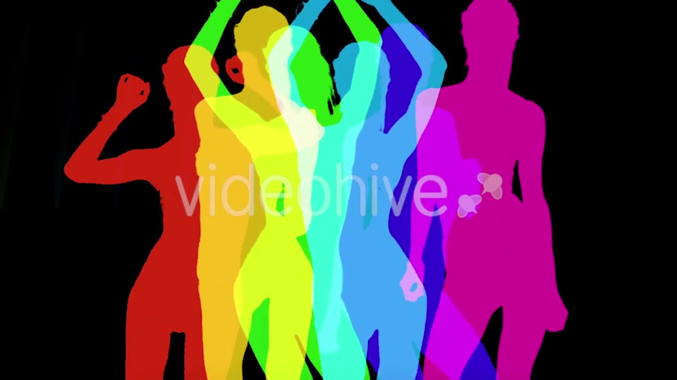 Sexy Model Shadow Dancer Colorful 1 Videohive 10230589 Motion Graphics Image 4