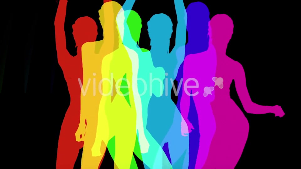 Sexy Model Shadow Dancer Colorful 1 Videohive 10230589 Motion Graphics Image 5