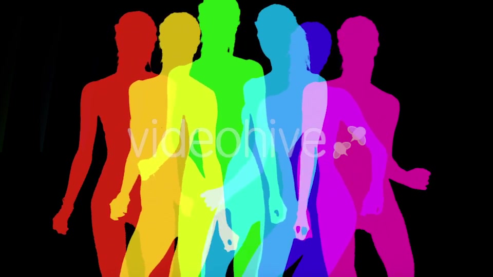 Sexy Model Shadow Dancer Colorful 1 Videohive 10230589 Motion Graphics Image 7