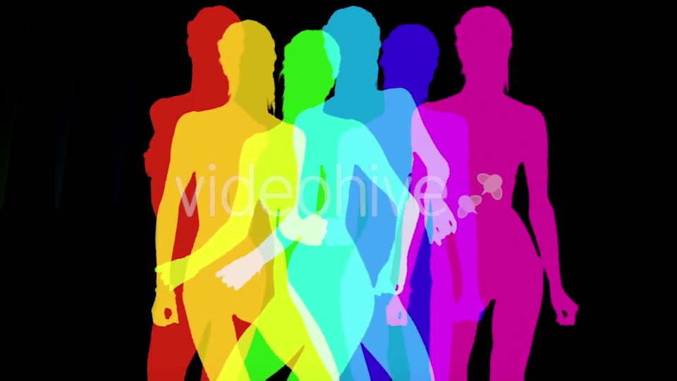 Sexy Model Shadow Dancer Colorful 1 Videohive 10230589 Motion Graphics Image 8