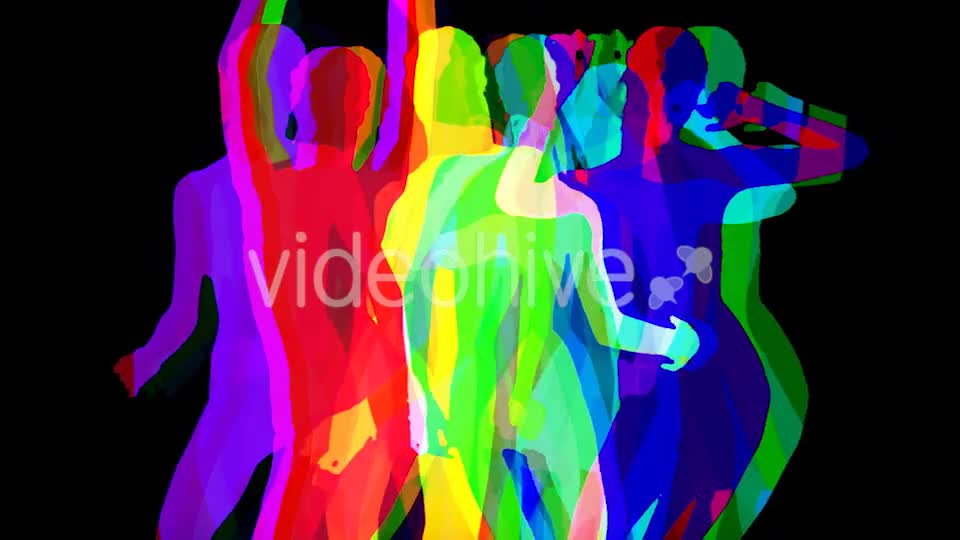 Sexy Model Shadow Dancer Colorful 2 Videohive 10230596 Motion Graphics Image 1