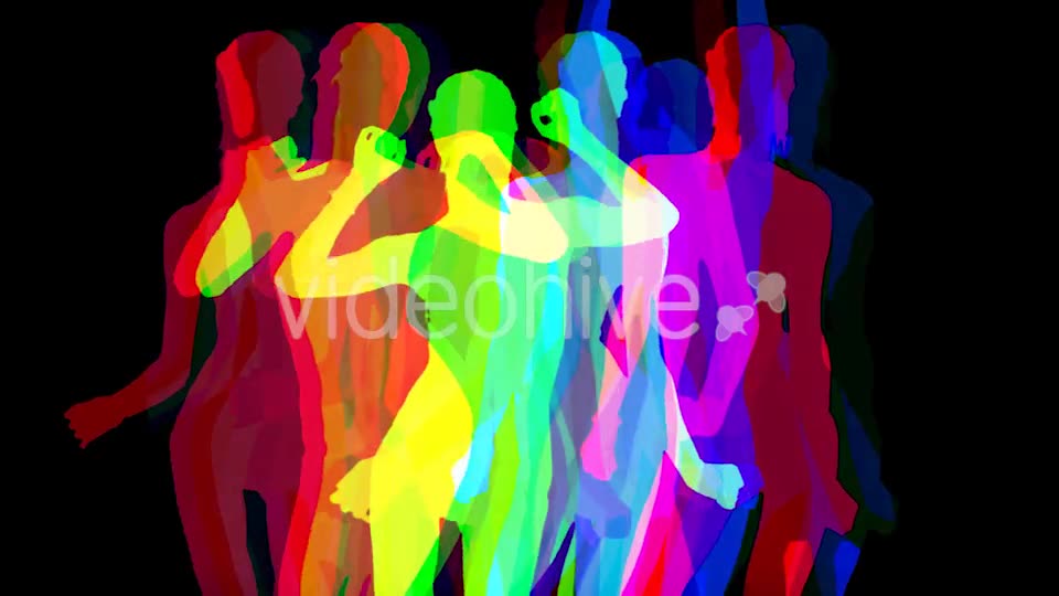 Sexy Model Shadow Dancer Colorful 2 Videohive 10230596 Motion Graphics Image 2