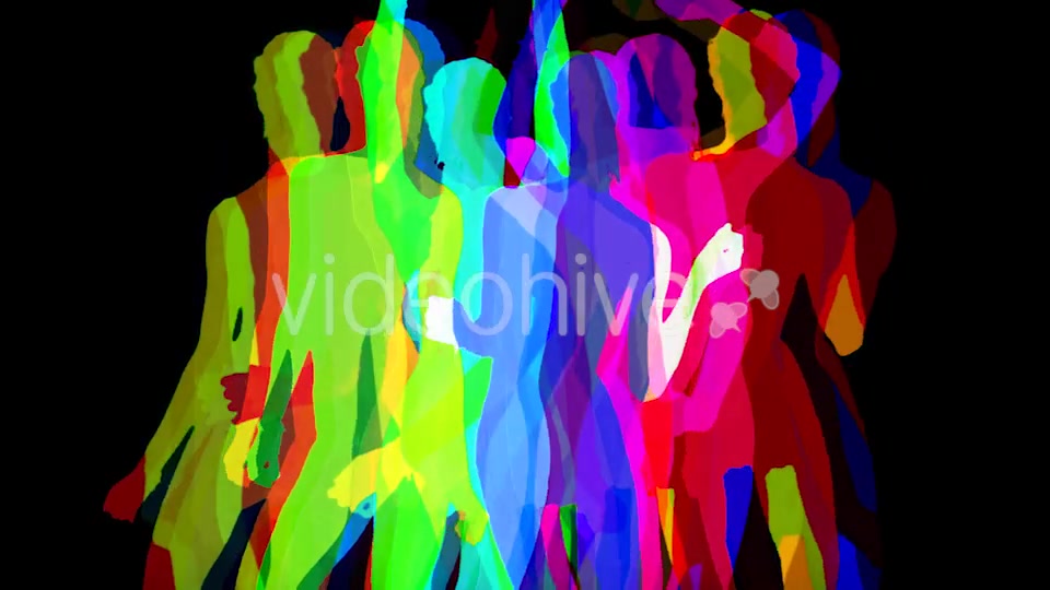 Sexy Model Shadow Dancer Colorful 2 Videohive 10230596 Motion Graphics Image 3