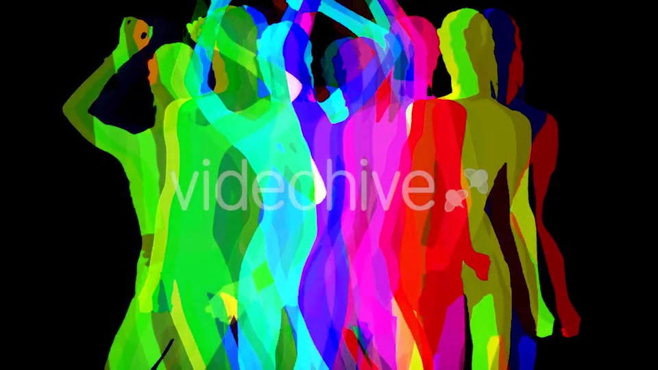 Sexy Model Shadow Dancer Colorful 2 Videohive 10230596 Motion Graphics Image 4