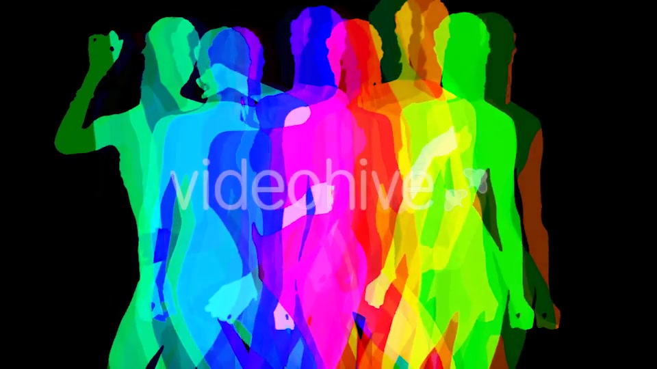 Sexy Model Shadow Dancer Colorful 2 Videohive 10230596 Motion Graphics Image 6