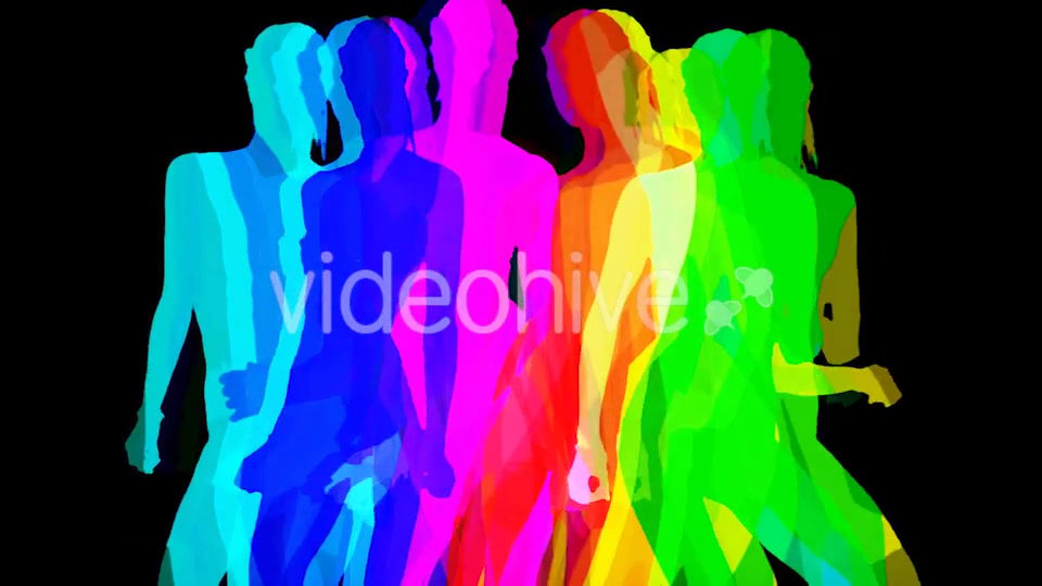 Sexy Model Shadow Dancer Colorful 2 Videohive 10230596 Motion Graphics Image 7