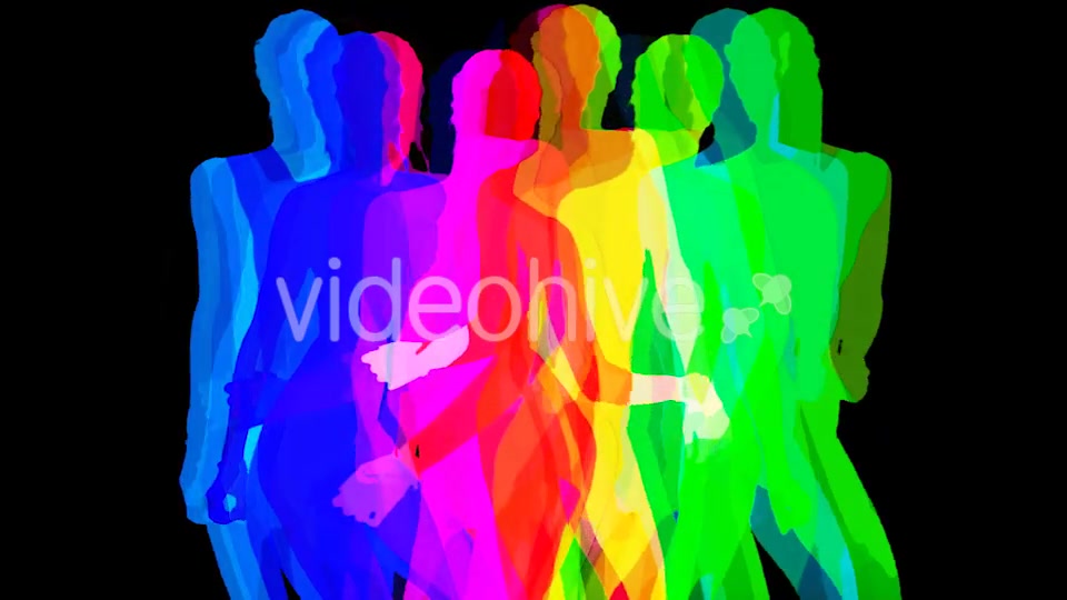 Sexy Model Shadow Dancer Colorful 2 Videohive 10230596 Motion Graphics Image 8