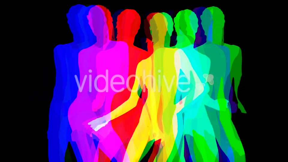 Sexy Model Shadow Dancer Colorful 2 Videohive 10230596 Motion Graphics Image 9