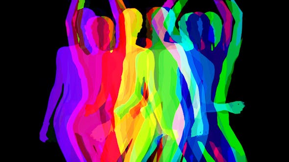 Sexy Model Shadow Dancer Colorful 2 - Download Videohive 10230596