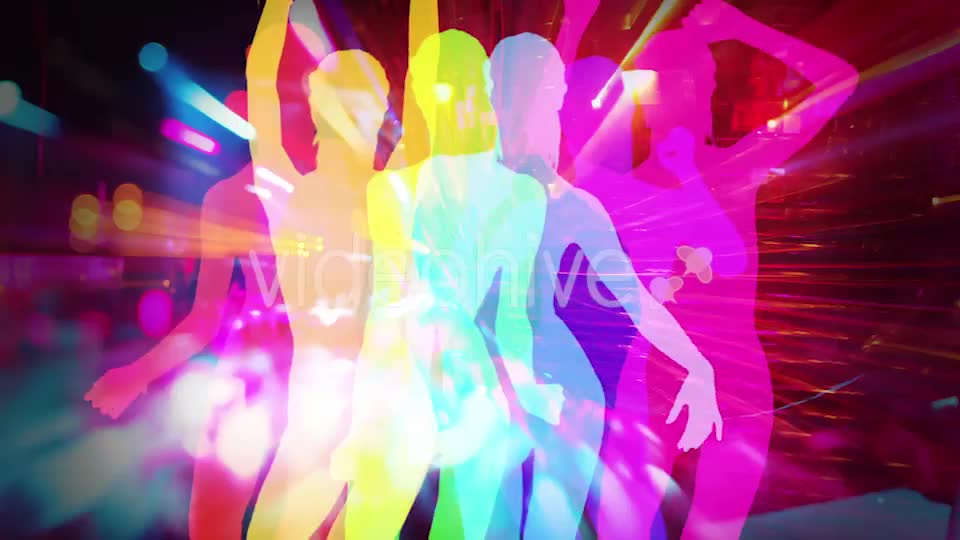 Sexy Model Shadow Dancer Colorful 4 Videohive 10230610 Motion Graphics Image 1