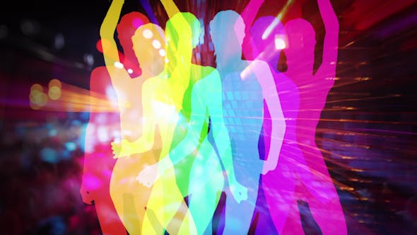 Sexy Model Shadow Dancer Colorful 4 - Videohive 10230610 Download