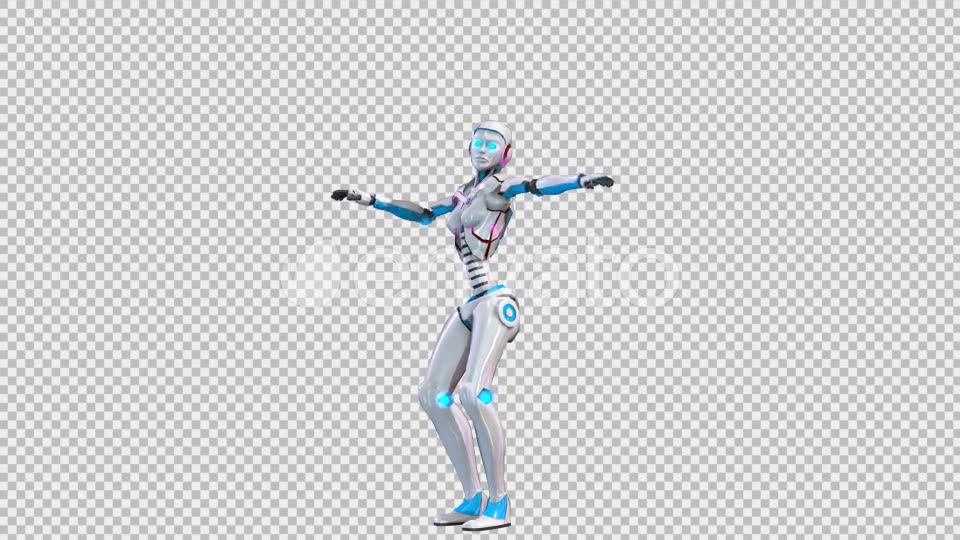Sexy Robot Belly Dancing With Alpha Channel Videohive 23757363 Motion Graphics Image 2