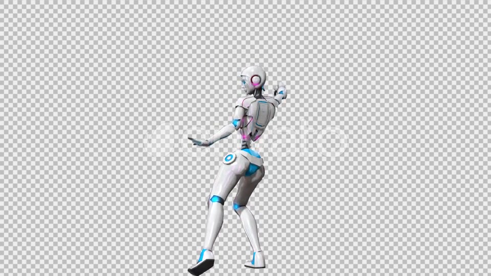 Sexy Robot Belly Dancing With Alpha Channel Videohive 23757363 Motion Graphics Image 5