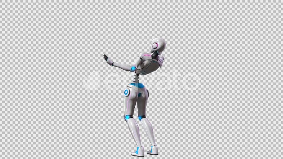 Sexy Robot Belly Dancing With Alpha Channel Videohive 23757363 Motion Graphics Image 6