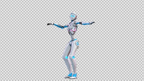 Sexy Robot Belly Dancing With Alpha Channel - Download 23757363 Videohive