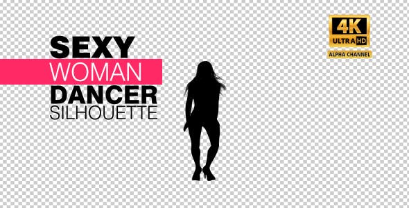 Sexy Woman Dancing Silhouette 3 - Videohive Download 19921674