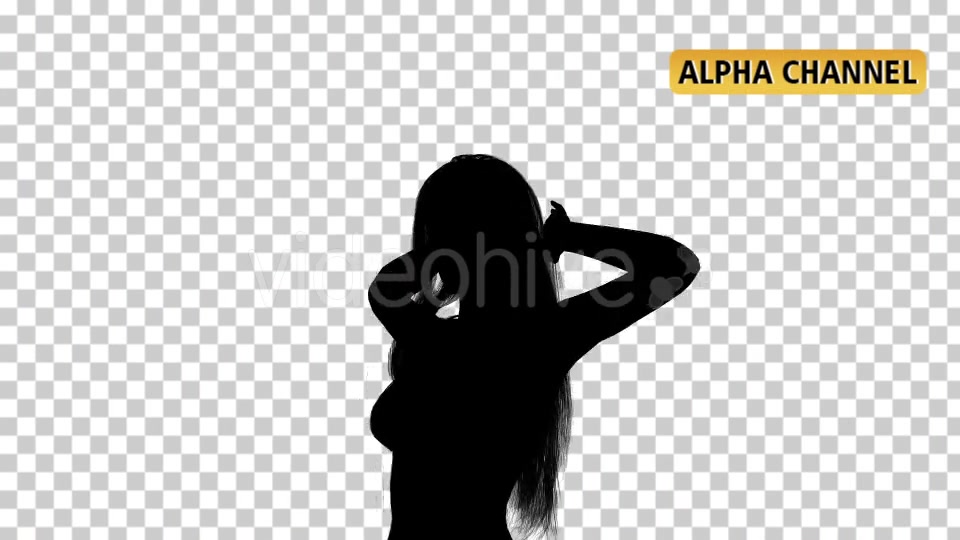 Sexy Woman Silhouette Dancing with Close Up Transparency 5 Videohive 19900751 Motion Graphics Image 3